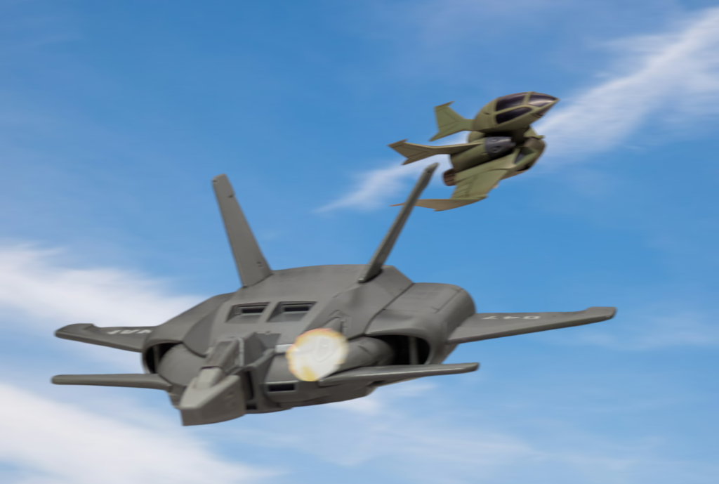 機体設定 国連空軍FFB-7Bst ジェットコアブースター–2枚目/制作者:ナカムラ工廠