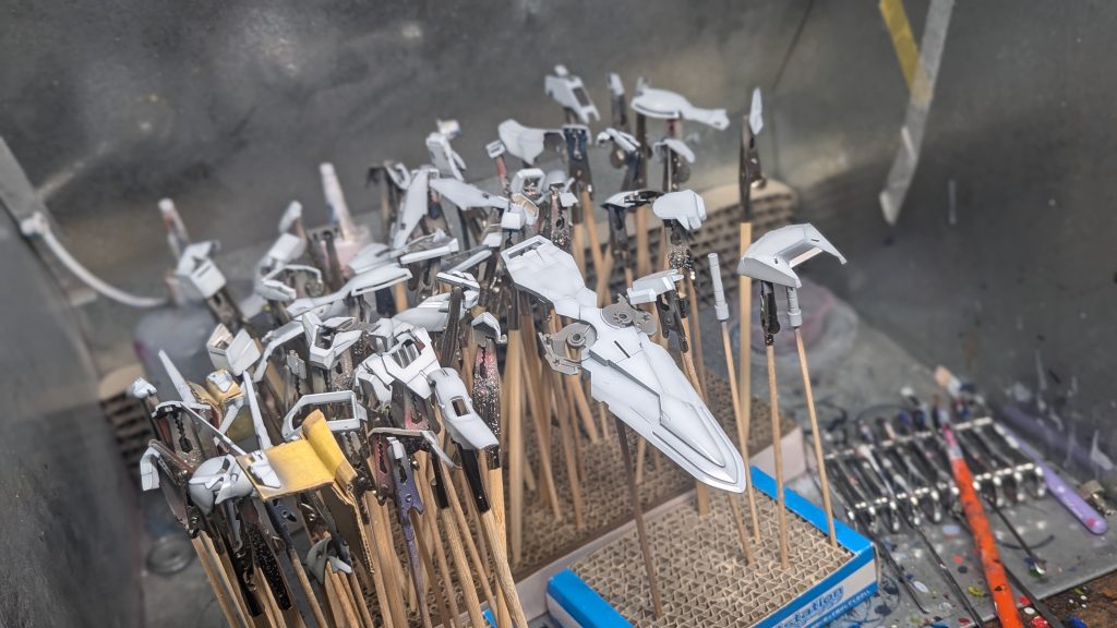 グラデーション塗装。