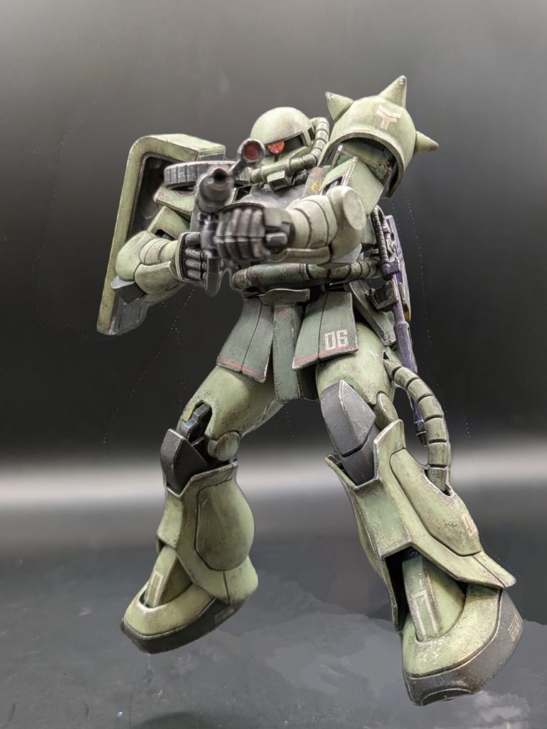 ちょっと汚しすぎ💦 コーションマーク、たくさん貼ったのに、全く分からん(zion_emb)