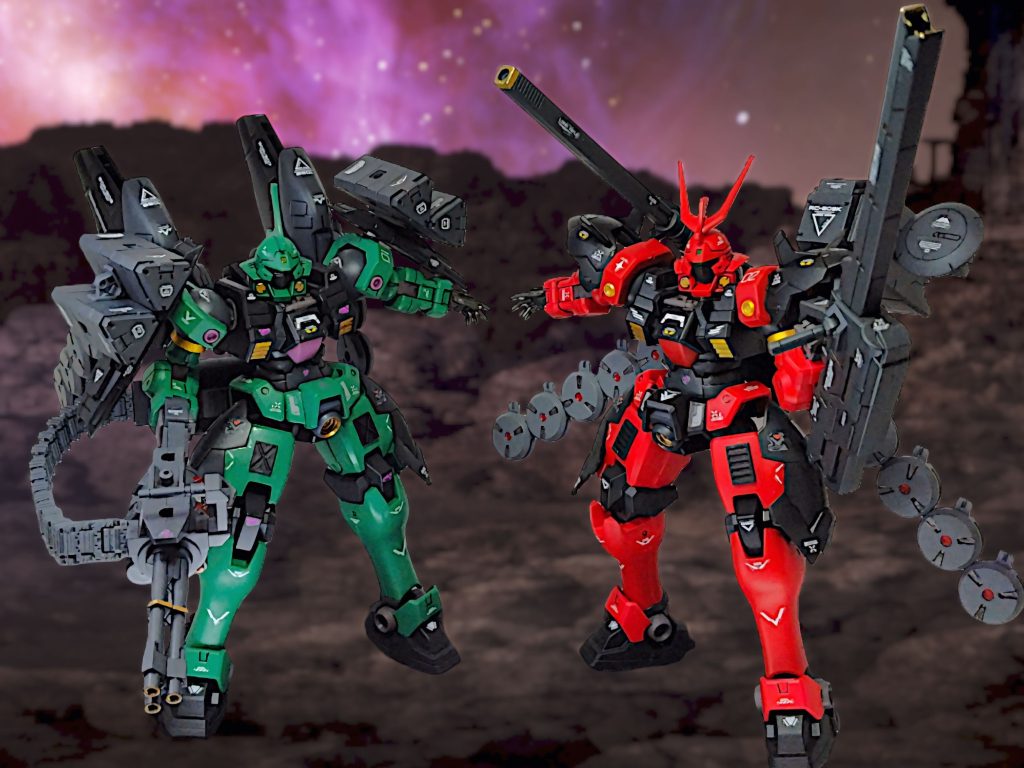 ということで、Wコン用のヴァイエイト＆メリクリウスです！ウイングはまさにリアルタイム世代でしたボンボンを読んでたので、ときた洸一先生の漫画のイメージが強いですね 