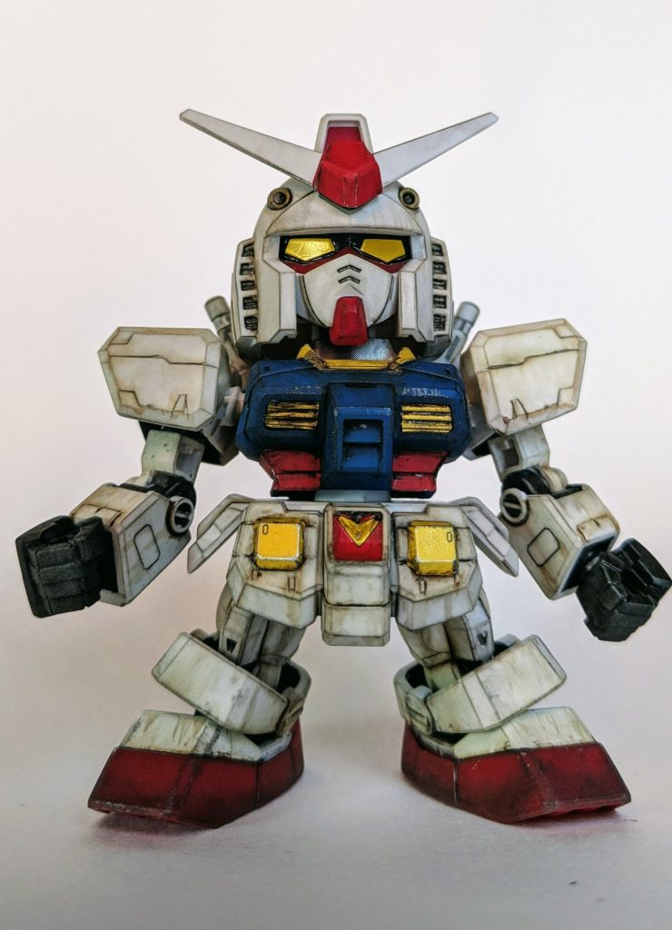 オジサン世代のGUNDAMといえばやっぱりコイツRX 78なんですよね~。ご覧いただきありがとうございました。