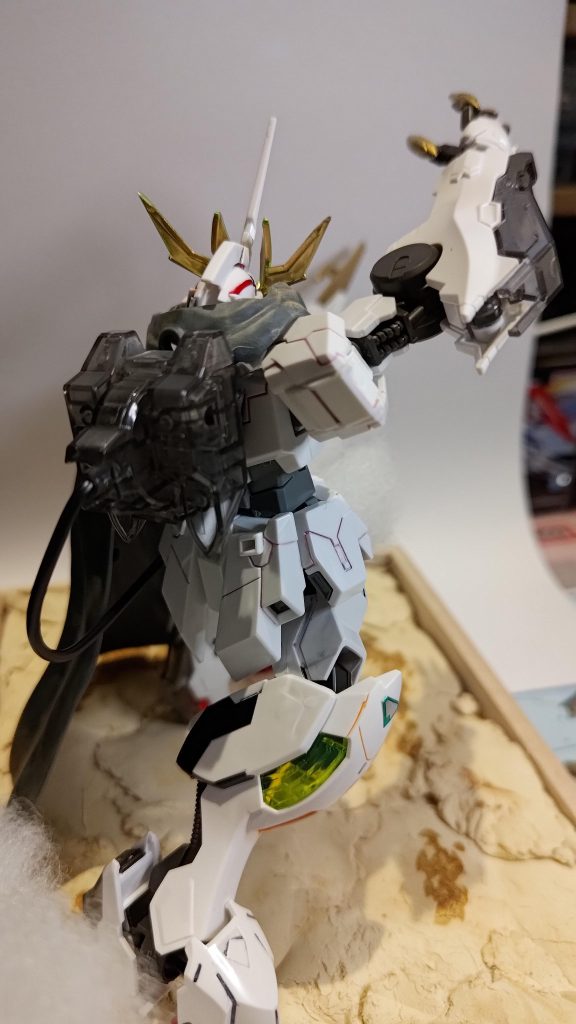 後ろから本体も汚せばよかったかな