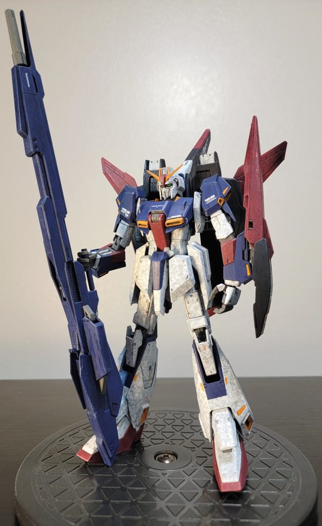 MG 1/100 MSZ-006 ゼータガンダム 2.0 筆塗り–4枚目/制作者：Dinny_Chin