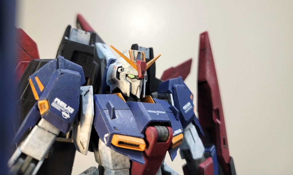 MG 1/100 MSZ-006 ゼータガンダム 2.0 筆塗り–2枚目/制作者：Dinny_Chin
