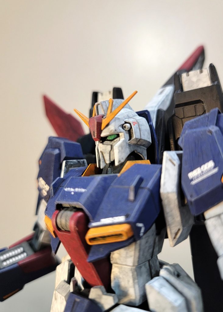 MG 1/100 MSZ-006 ゼータガンダム 2.0 筆塗り–3枚目/制作者：Dinny_Chin