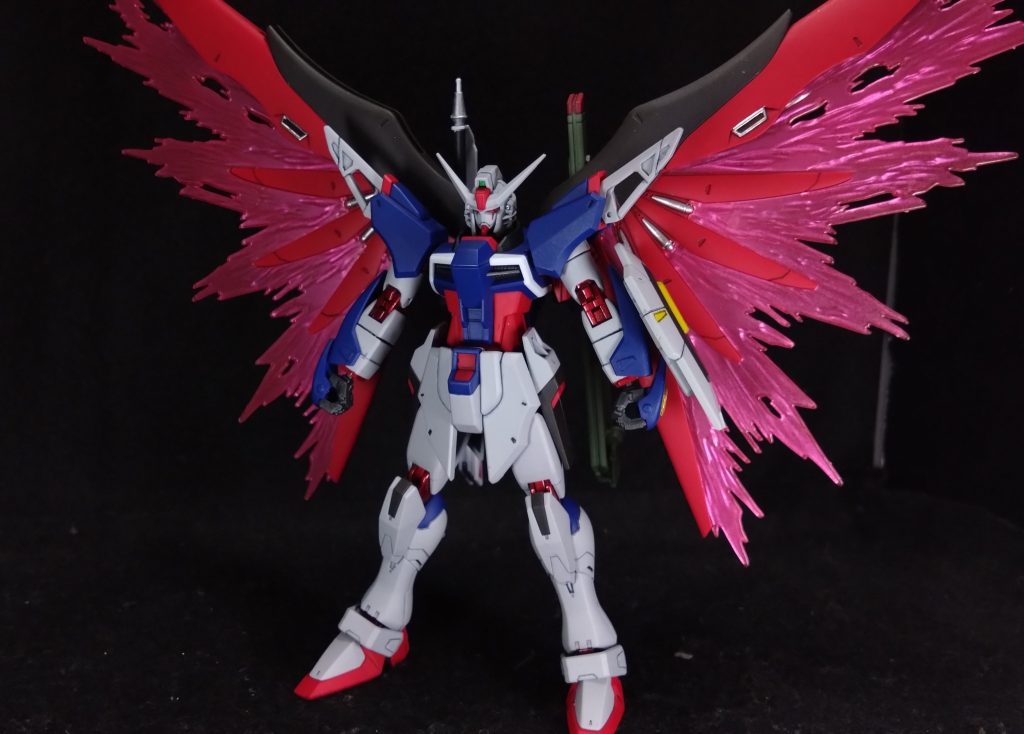 光の翼展開昔塗ったパール塗装の翼を使用