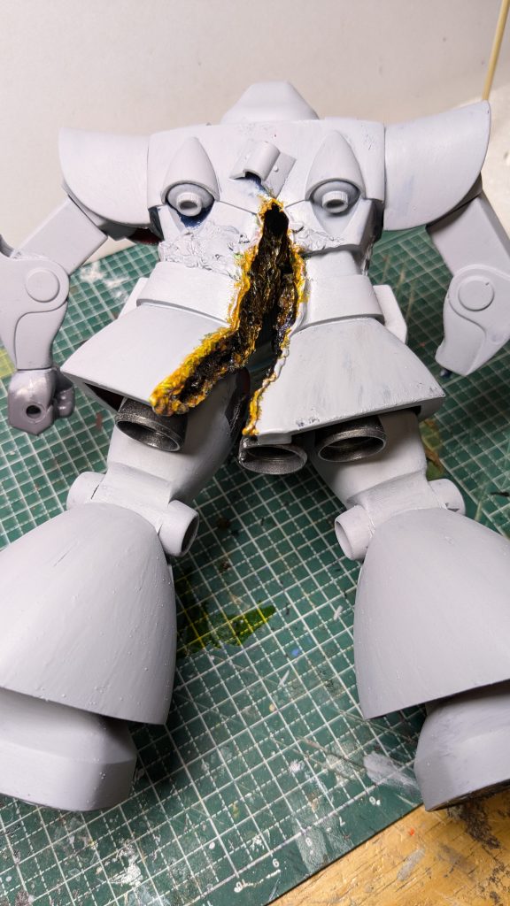 旧キット1/100ドム–5枚目/制作者：MU