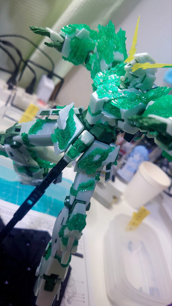 無塗装状態でビスト神拳