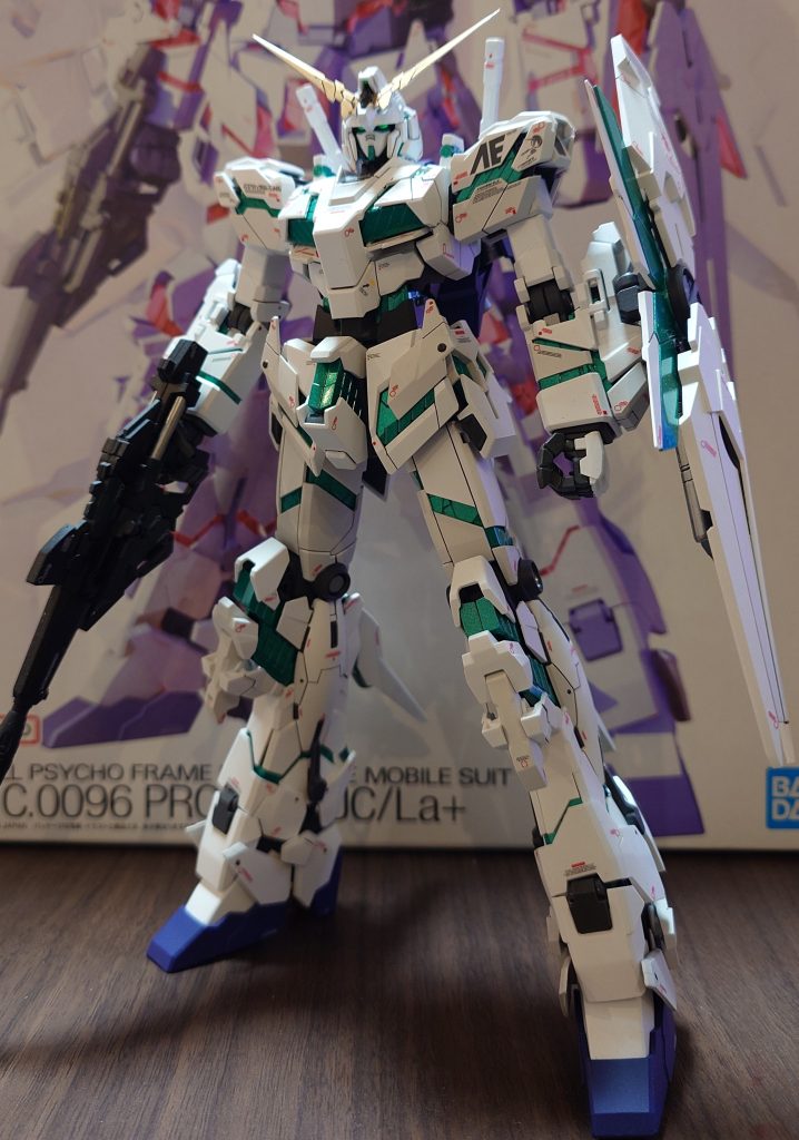 箱絵風RGに近づくように全身にスジボリサイコフレームは覚醒