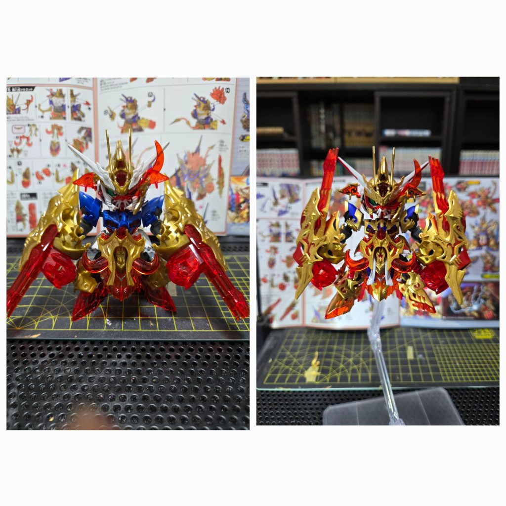 素組の方は間違って組み立てかな?(zaku-kao4)