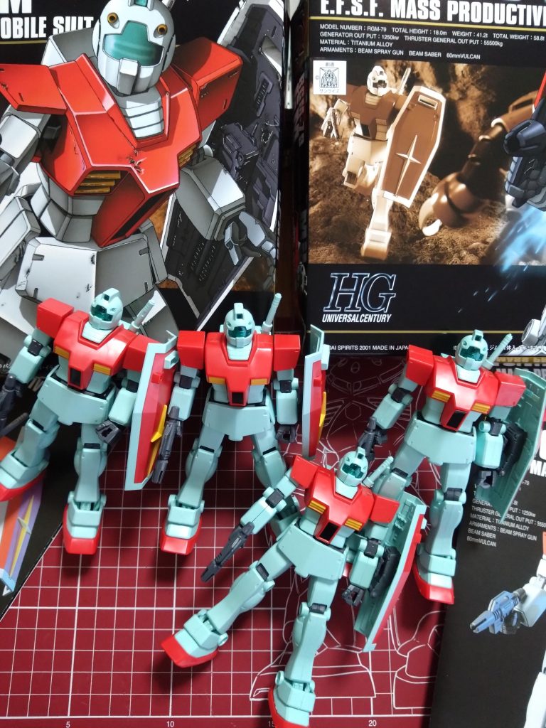 午前中2体、午後2体、途中バトオペと丸源ラーメン挟んで完成っ!作りながら息子と色々話できたからいい時間でしたっ😸また今年も付き合ってくれよ息子っ✨よしっ、明日は秋葉原行くぞーっ🙋