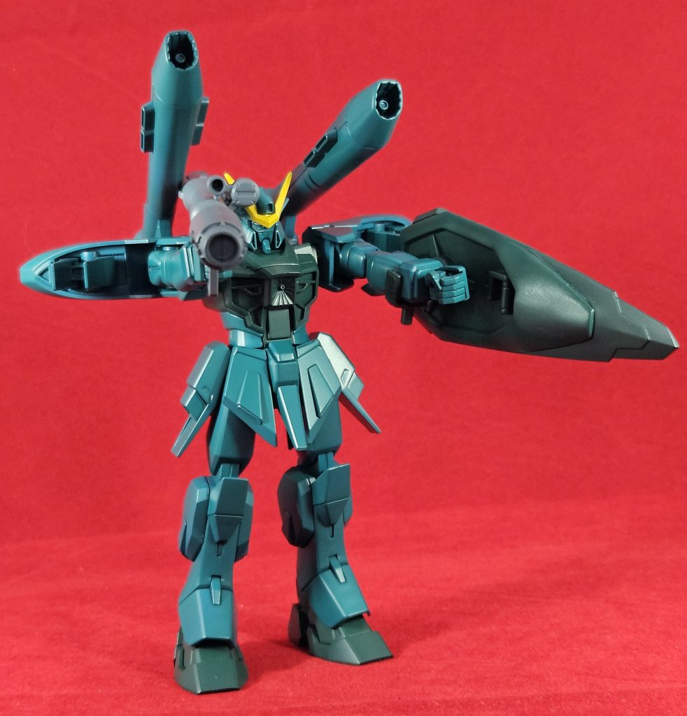 古いキットなので稼働範囲は…まあ…仕方ないです