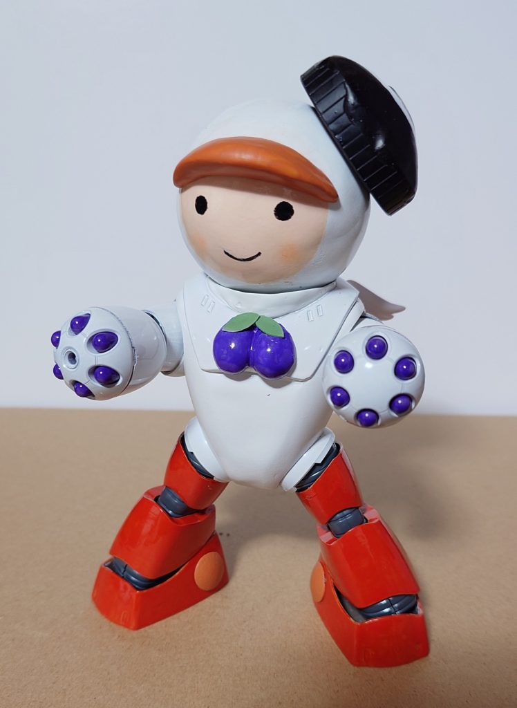 ハスカップバルカン相手の口にハスカップ（美味しい）を撃ち込みます胸のハスカップは美プラの胸パーツを型取ってパテで作ってます。変な意味はないです