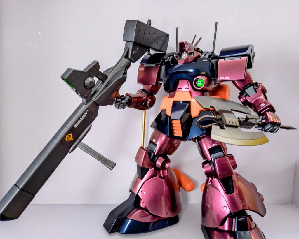 ビームカノン重いですねw片手だと少し安定感が💦