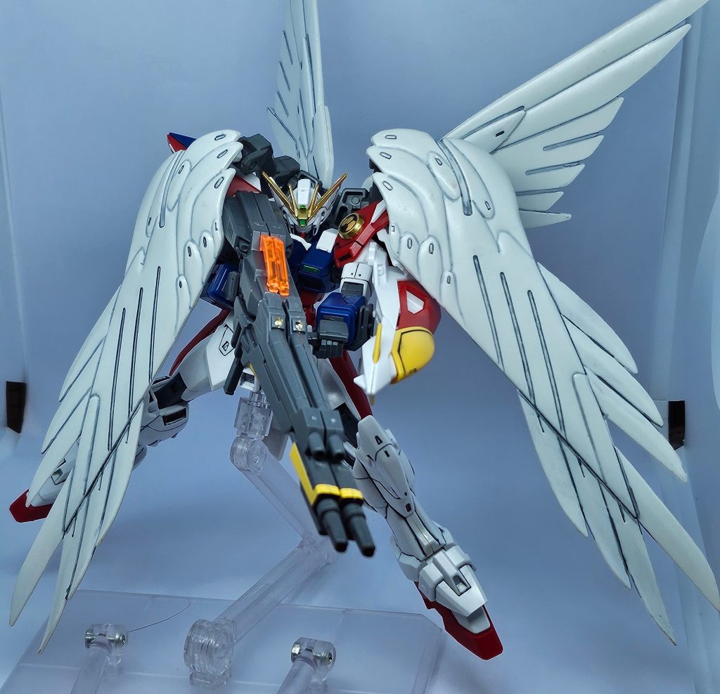 ツインバスターロングライフルウイングバインダーをシールドにスナイブ