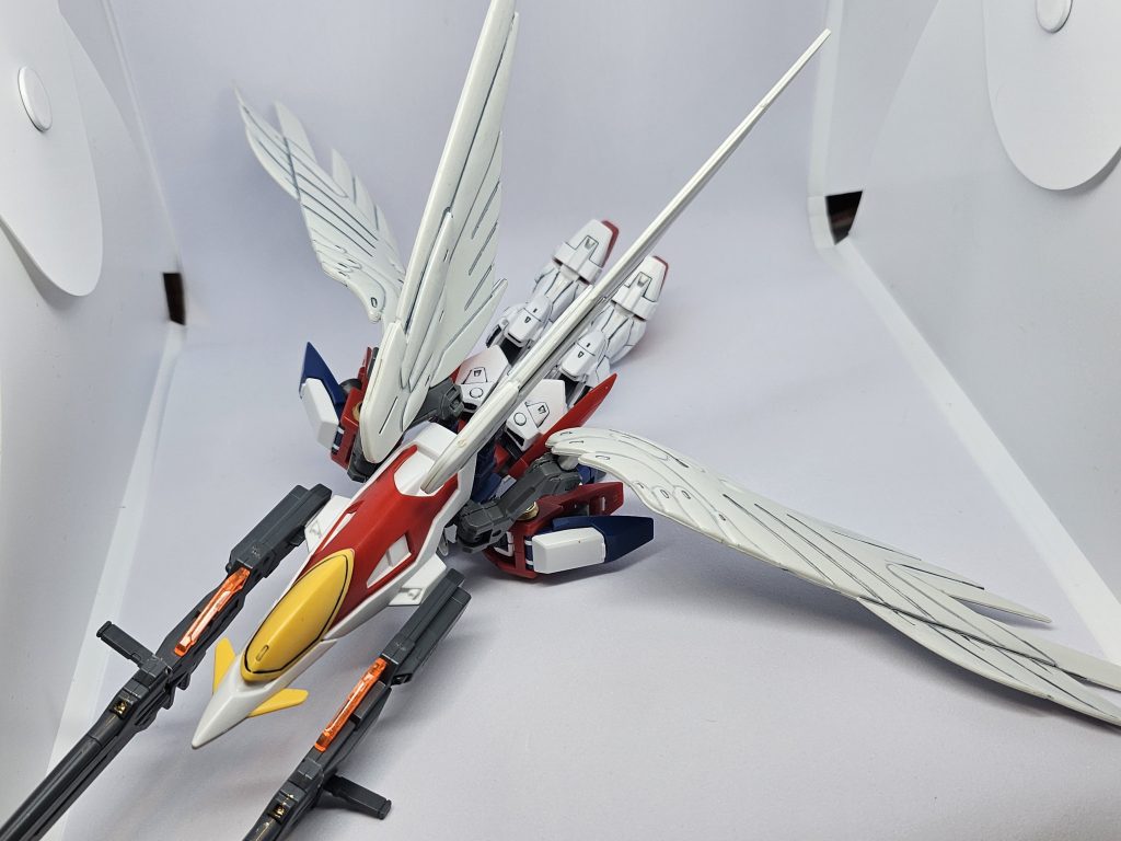 ネオバード形態大気圏外モードウイングゼロが1番好きなガンダムなので、ここまで画像を載せて失礼しました。リアクション頂けると喜びます。後日、ここまでのカスタム5機を合わせて画像アップ予定です。