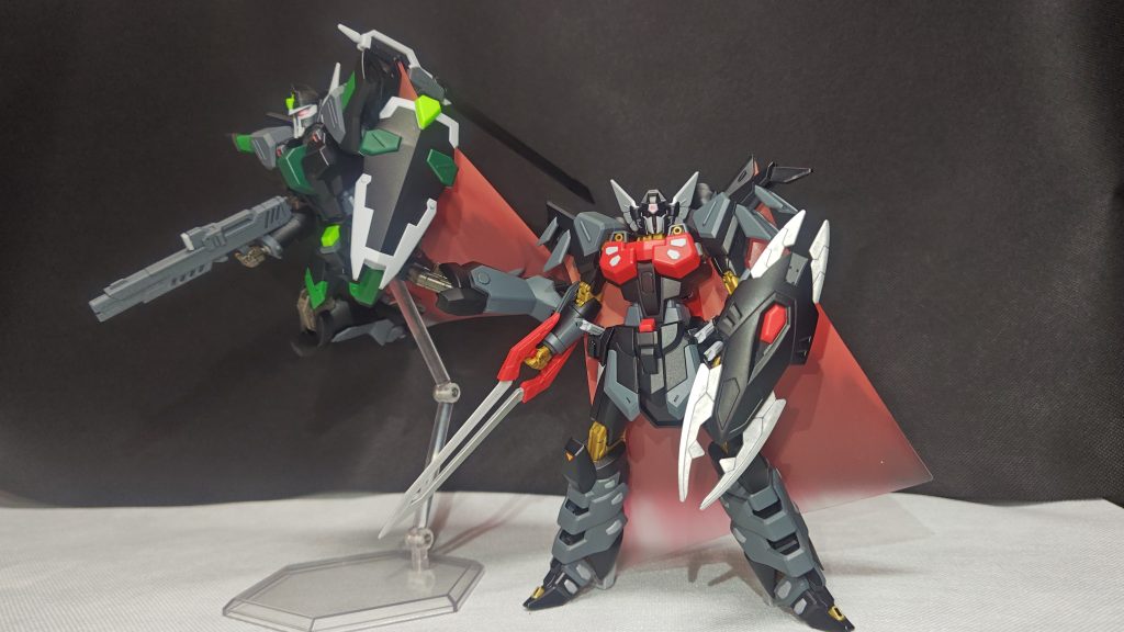 ファウンデーション勢。ブラックナイトが飛び立つシーンをイメージしてますが、如何せんルドラは一つしか組んでないもんで、コイツだけです。