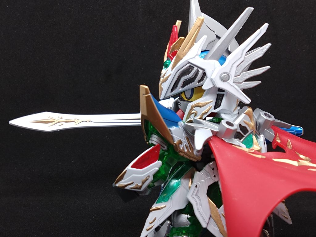 ナイトガンダムといえば、このポーズですね!塗装は下手くそですが、カッコいい!