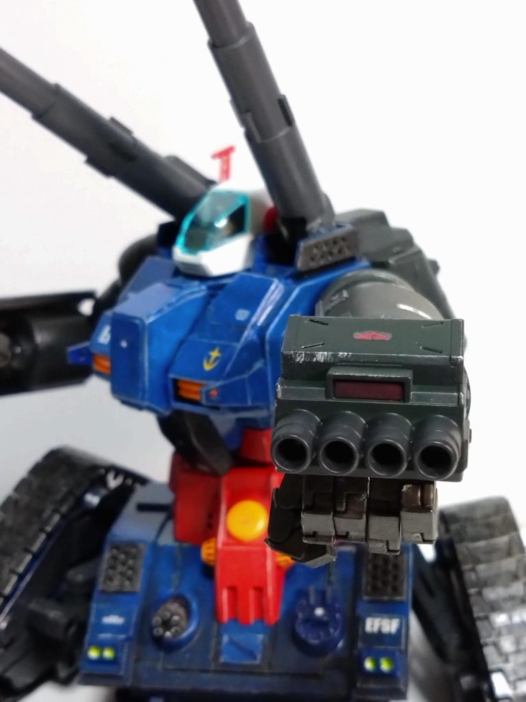 「ガンタンクだって負けないぜ!」コトブキヤのアクトナックル使用してます。