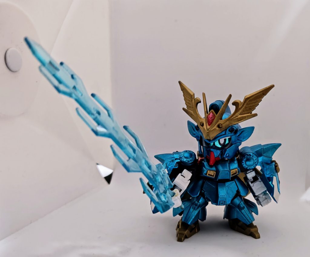 20年以上前に買った神武兜の剣が部屋から出てきたので(しかも加工してある••••)、それに似合う戦士を作りました。