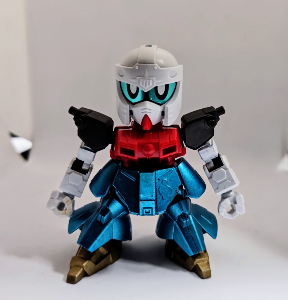 軽装態。両手持ちを可能とさせる為腕が長くなりました（笑）。