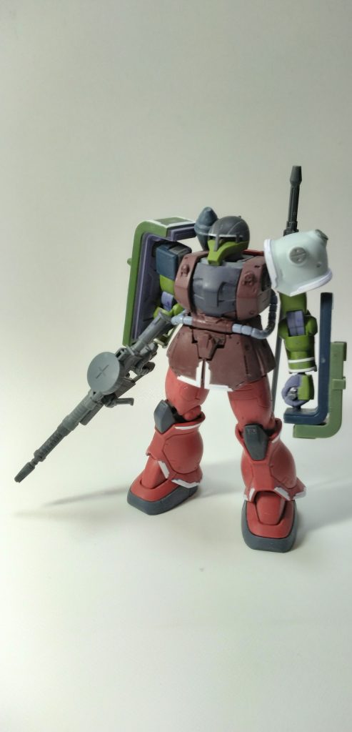 塗装前の状態でこうして見るといかにも寄せ集めな感じがしてこれはこれで味があると思います。今回も最後までご覧下さりありがとうございました。次回作でまたお会いしましょう☆