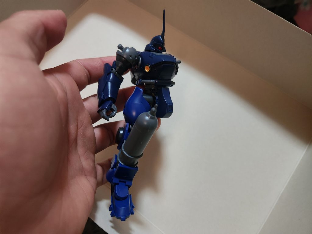GQuuuuuuX版ザクの足が寺岡賢司さんのデザインに似てるなぁと思ったのが製作の切っ掛け。なので宇宙型ティエレンをケンプファーと組み合わせています。