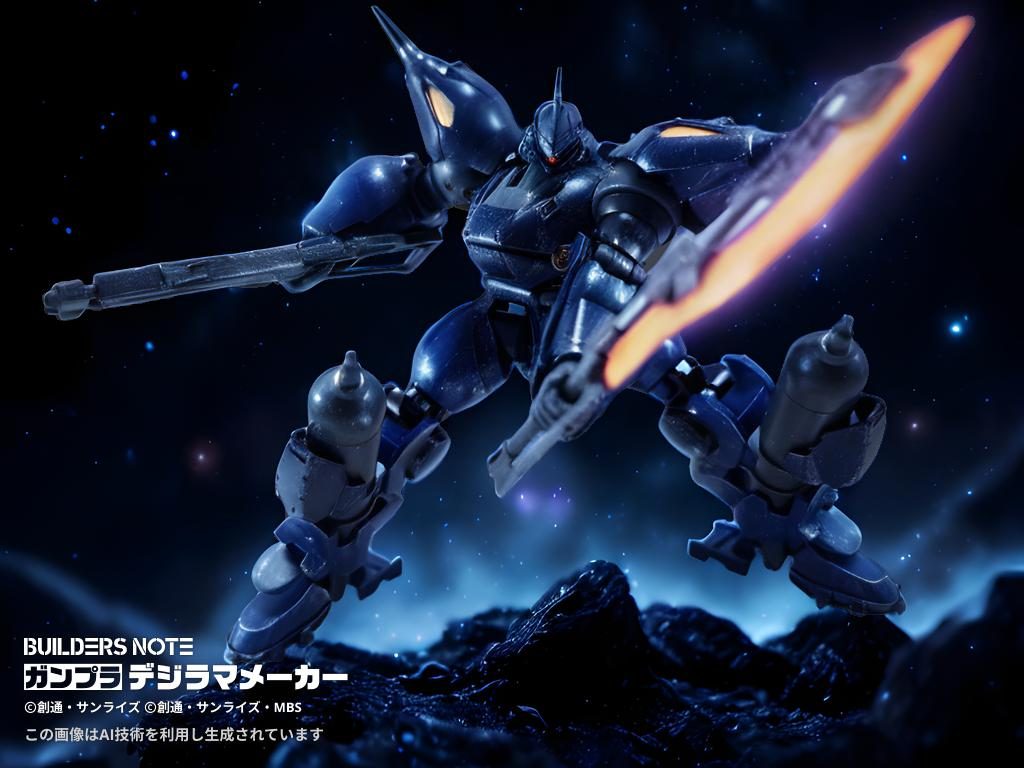最後にガンプラデジラマメーカーで作った画像を載せときます。
