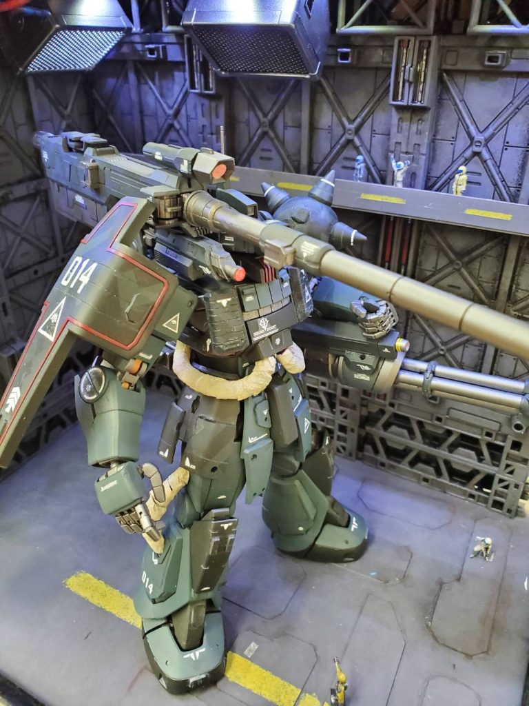 第２５話ジャブローに散る　MGザクキャノン–2枚目/制作者：Auri