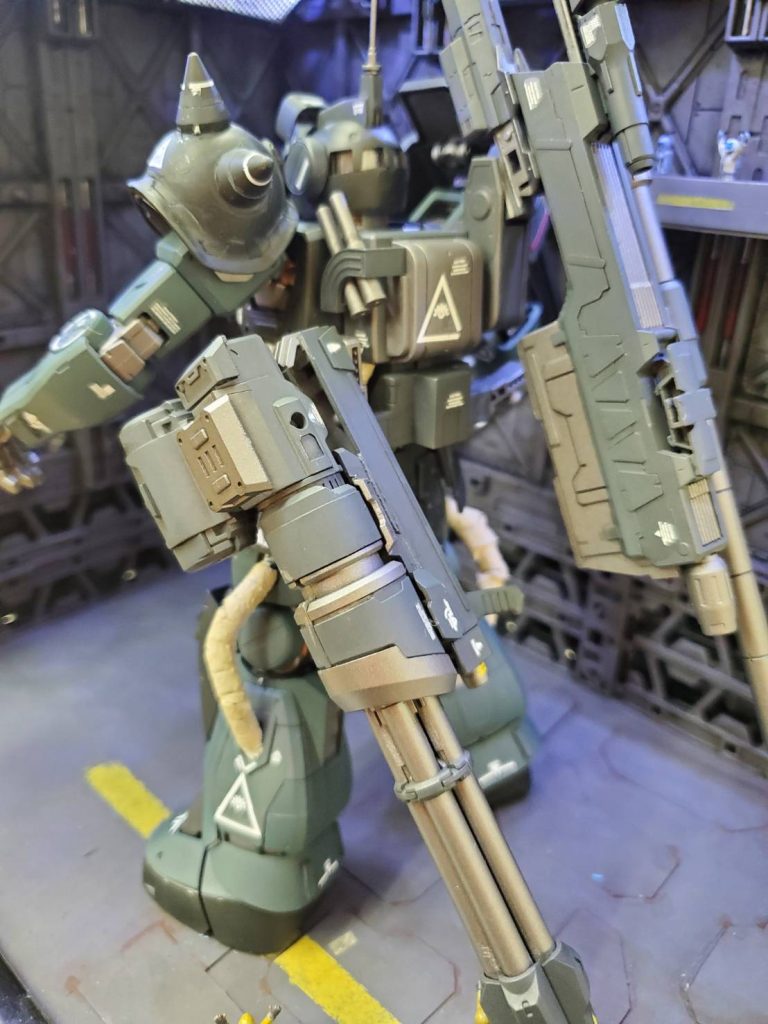 第２５話ジャブローに散る　MGザクキャノン–3枚目/制作者：Auri