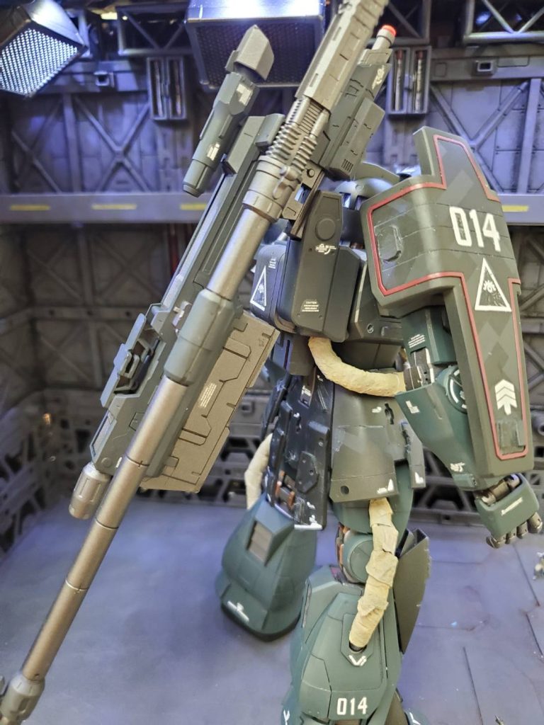 第２５話ジャブローに散る　MGザクキャノン–4枚目/制作者：Auri