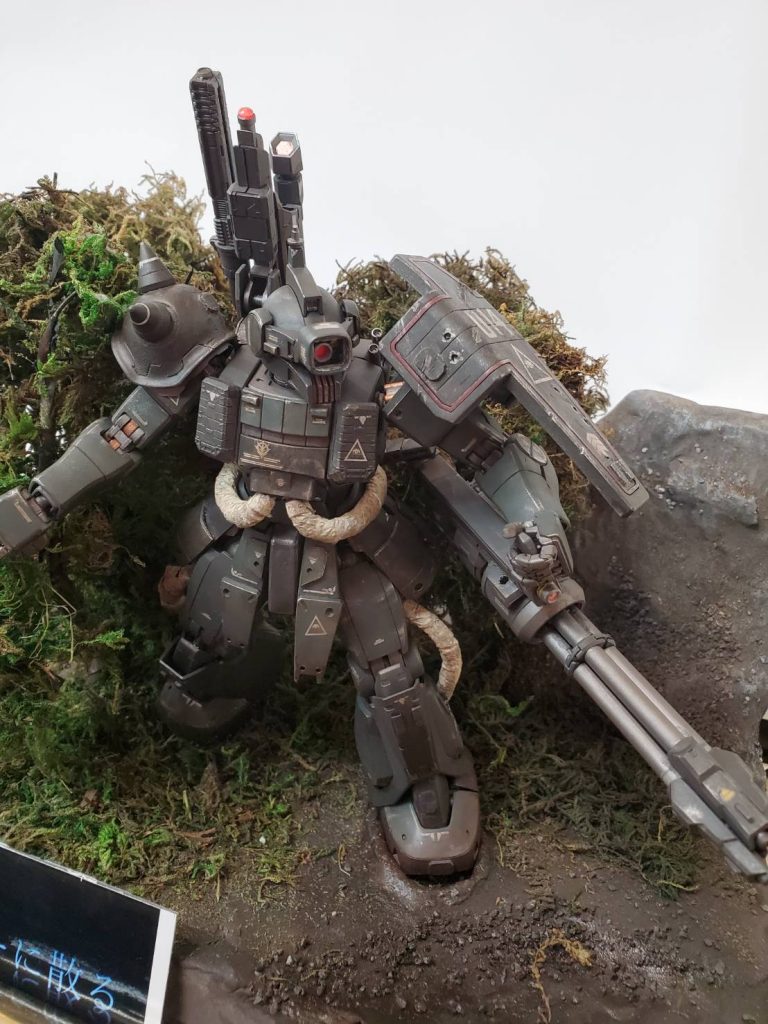 第２５話ジャブローに散る　MGザクキャノン–3枚目/制作者：Auri