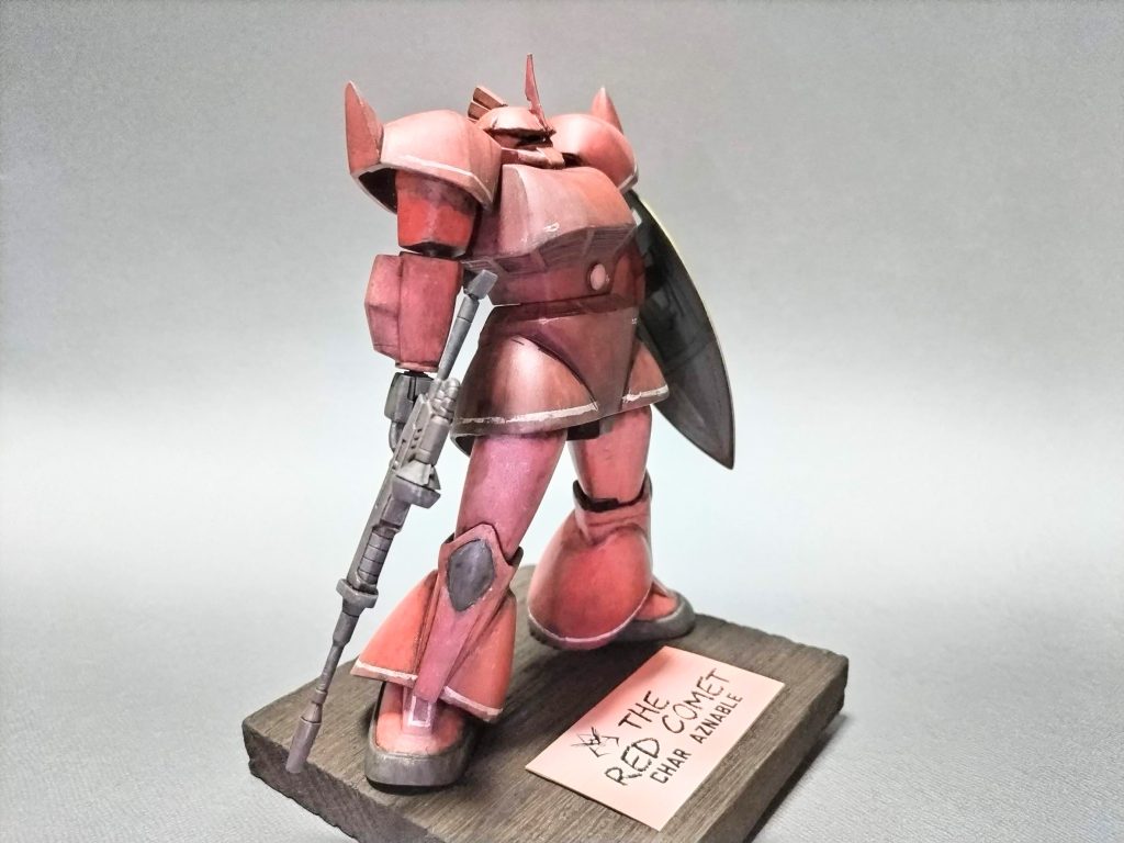 最後に　木製台座　自家製プレートで完成できました(^^ゞ