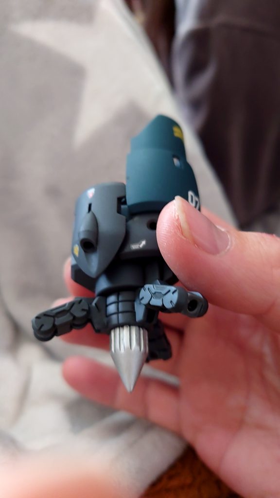 スパイラルクラッシャーいいですね。他のMSにも装着して遊べますしゼンマイ機能もロマン全開です！！