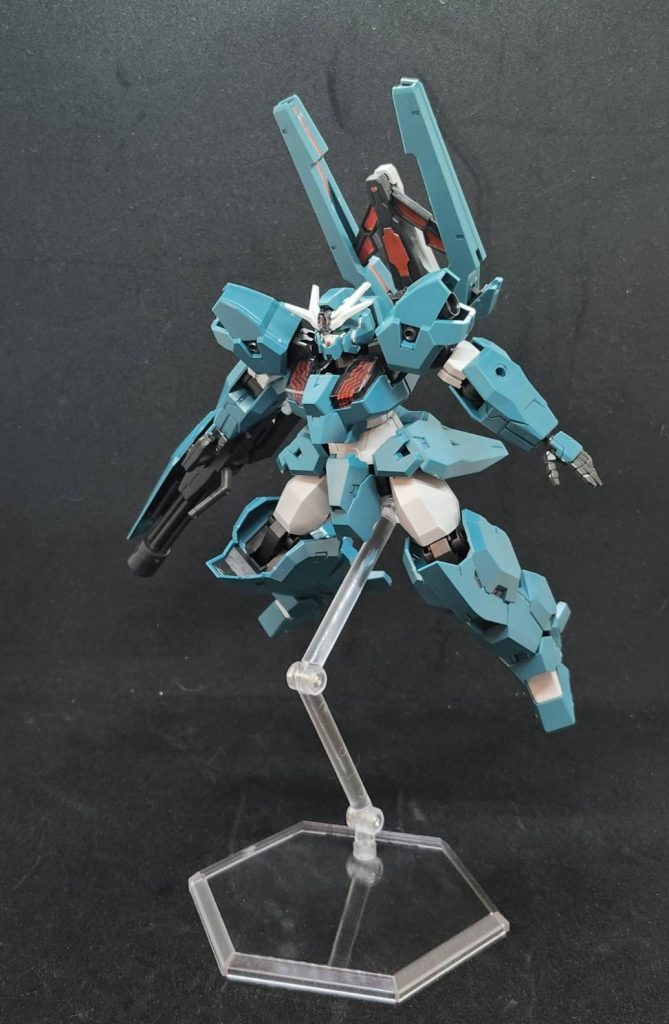 フェーズドアレイキャノン展開で1枚。この部分組んでて思わずおおってなりましたね…ギミックすこだ…