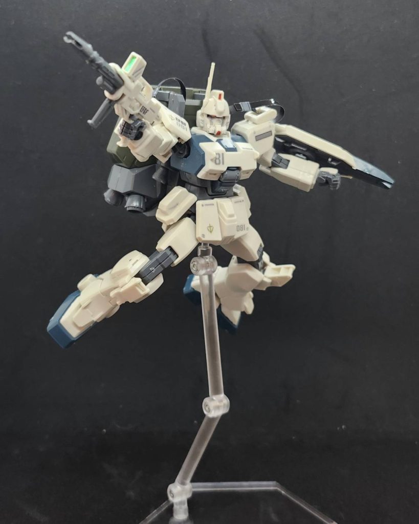 ビームライフル＋パラシュートパックで1枚。パラシュートパック付いてるの良いですね…