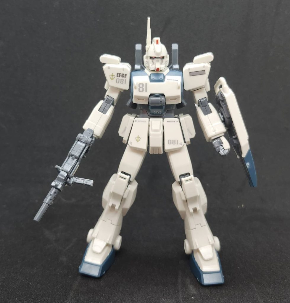 HGUC ガンダムEz-8(素組み、スミ入れ)