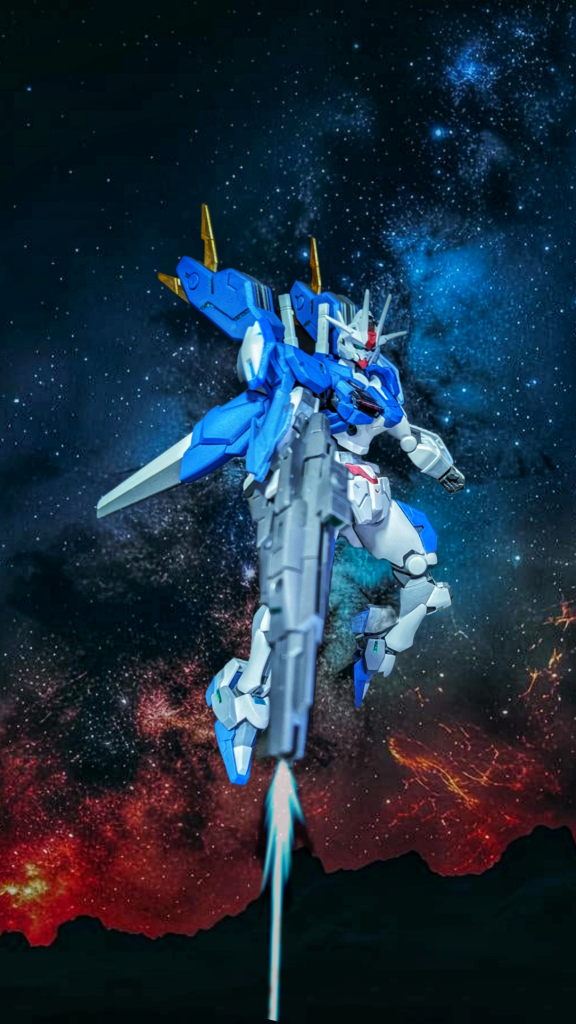 「逃げたら一つ、進めば二つ」　ガンダムエアリアル　改修型