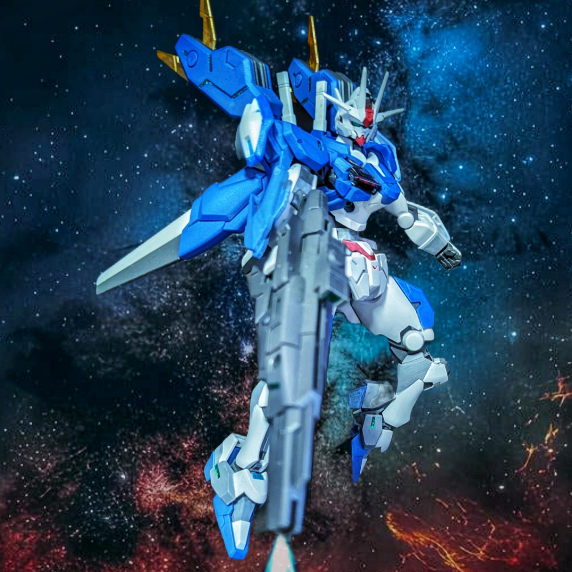 「逃げたら一つ、進めば二つ」　ガンダムエアリアル　改修型