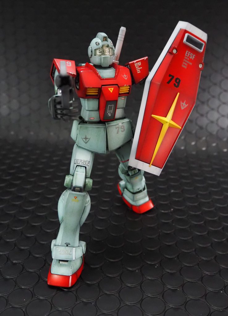 歴戦の無課金をイメージしたので、普段はやらないウェザリングを派手にやっています。