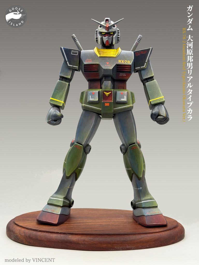 1/100 旧キット   初代ガンダム 大河原邦男カラーマッチング–2枚目/制作者：@VincentYstudio