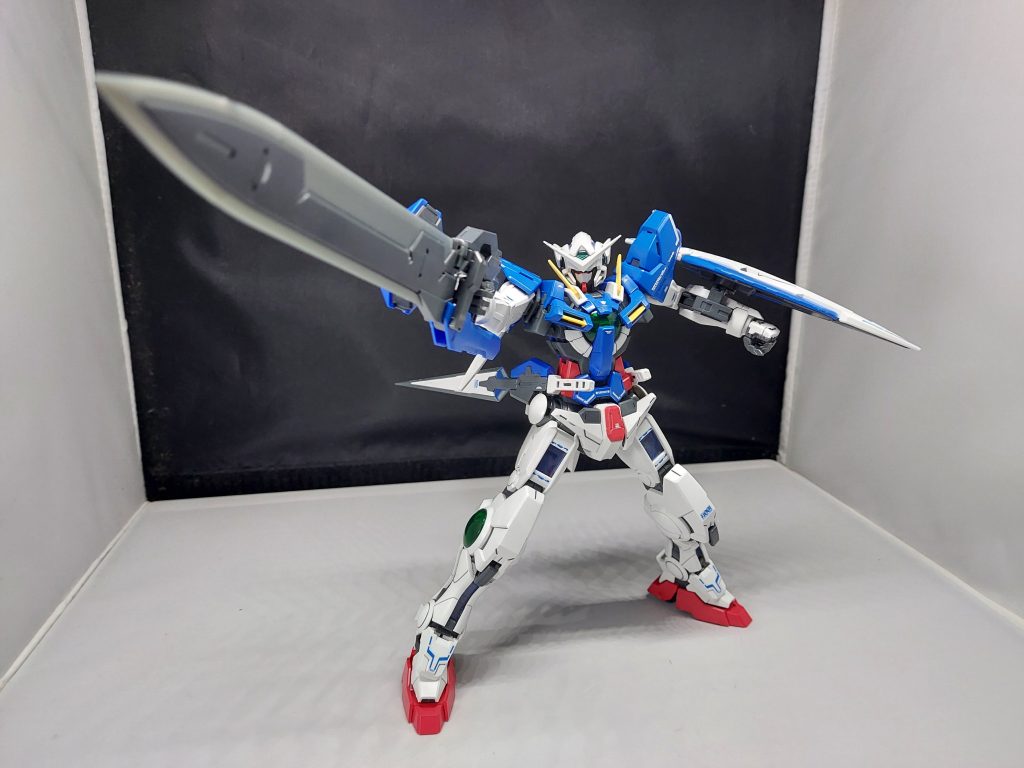 GNソードこれがほんとにかっこよい✨PGやHGも作りましたけど、やっぱりエクシアはこのソードがたまらなく格好いい👍️