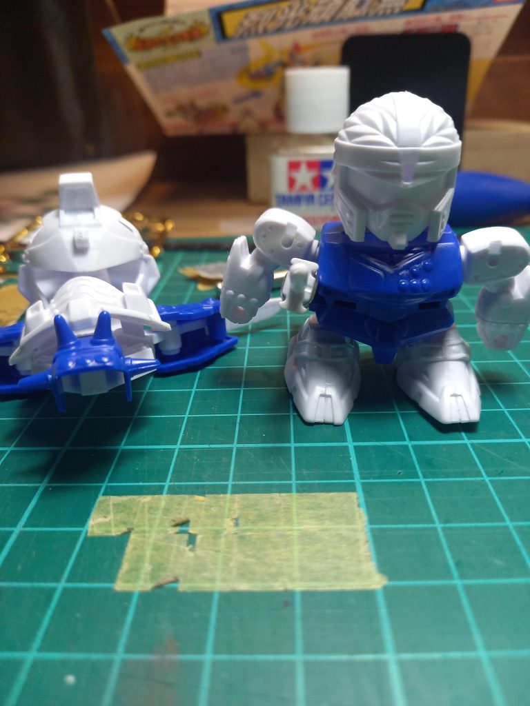 素組みだと、やはり色分けがないです😅でもこの瞬間からワクワクですね⤴️