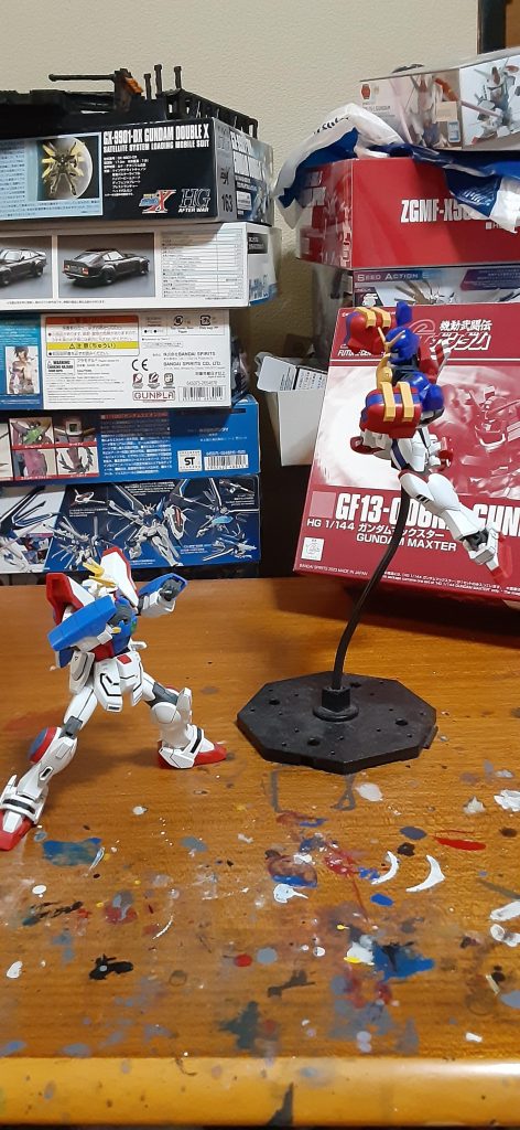 この二人の対戦もかなり好き、二回ともなかなか良かった。今年シャイニングが待望のRG化されるけど、その前にこのHGもきっちり作りたい。以上ありがとうございました‼️