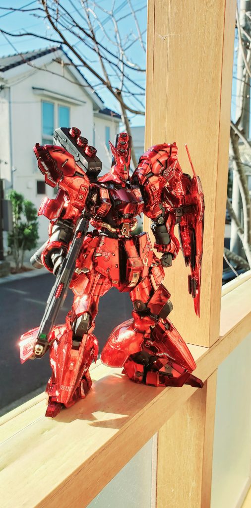 自然光のもとで神々しく輝いてます