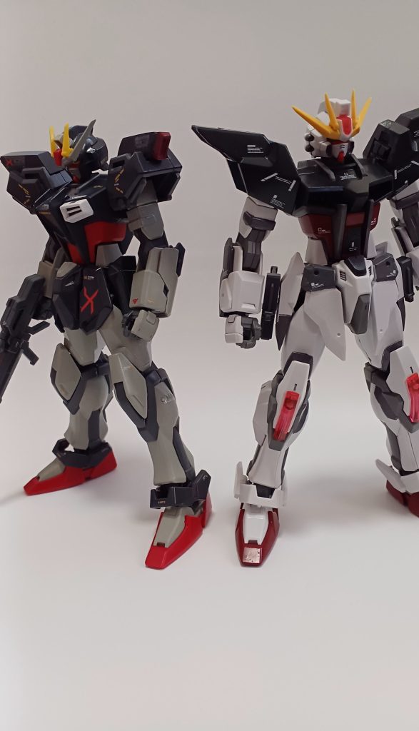 過去作品のビルドストライクEとパシャリ