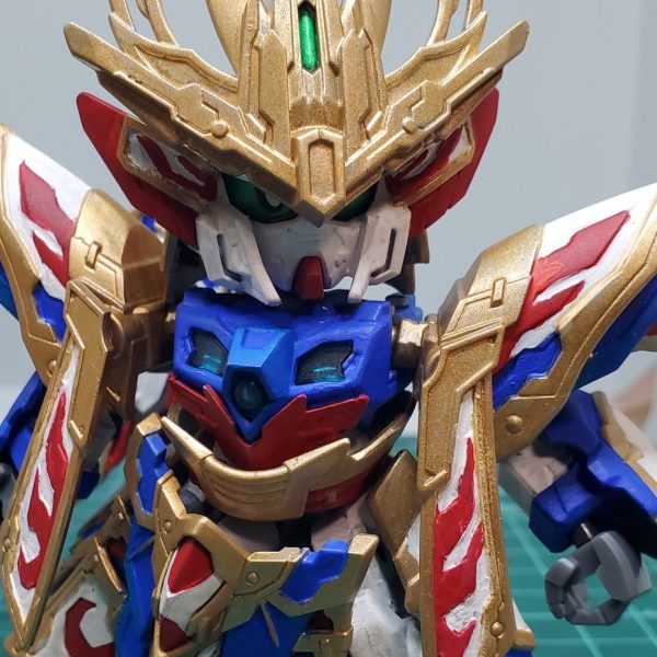 筆塗り SDW HEROES 曹操ウイングガンダム 倚聖の装