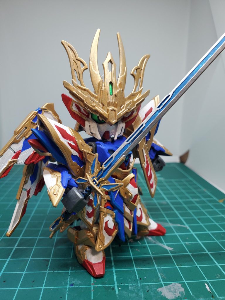 筆塗り SDW HEROES 曹操ウイングガンダム 倚聖の装–2枚目/制作者：比宇加(ヒウカ)