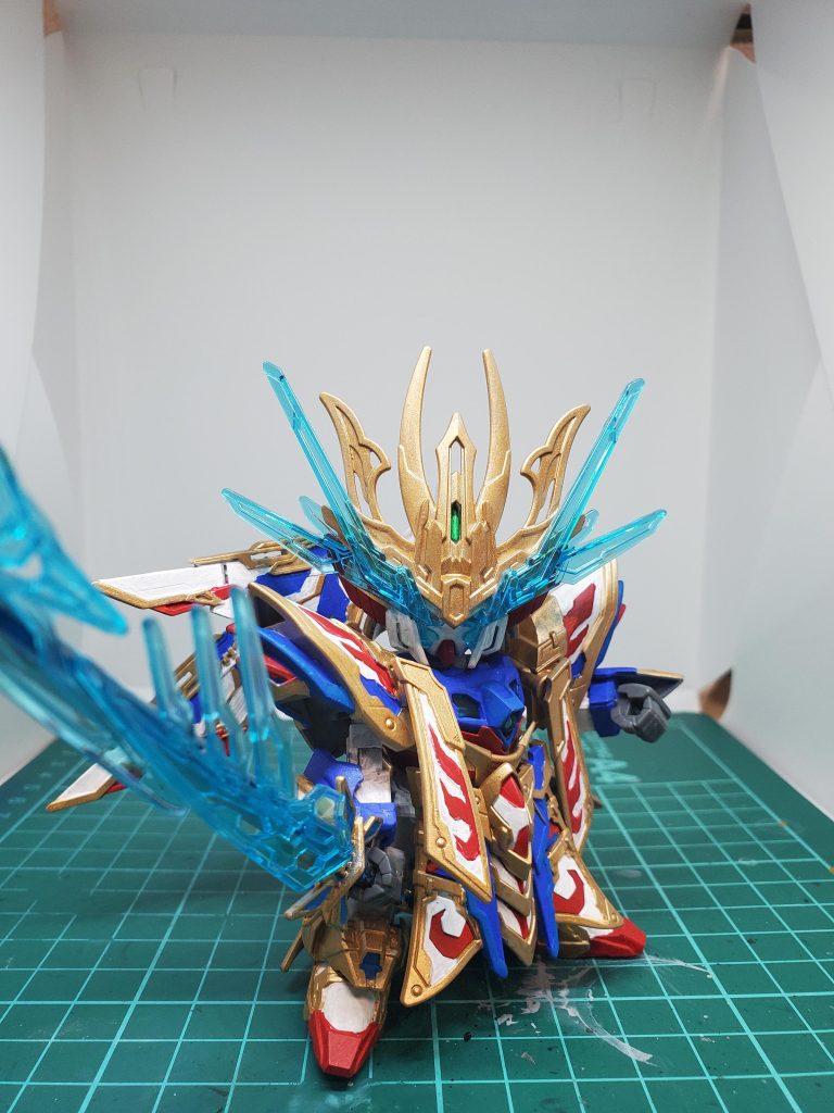 筆塗り SDW HEROES 曹操ウイングガンダム 倚聖の装–3枚目/制作者：比宇加(ヒウカ)