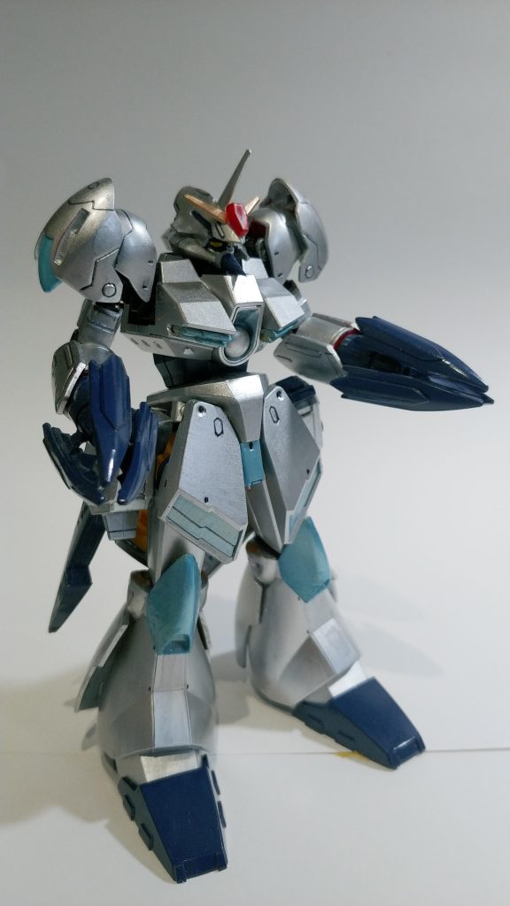 そんな妄想捗るゴジラほやはり偉大。ロボットの中でも最上位に好きなMOGERAをガンプラで。基本はガルバルディリベイクにアメイジングバルバトスルプスをミキシング。顔はガンダムフェイスを切った張ったで強引に突っ込みました